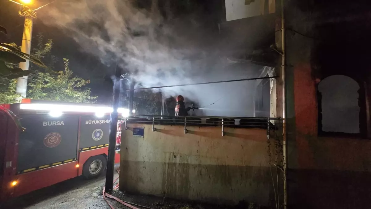 Bursa’da Yangın Paniği